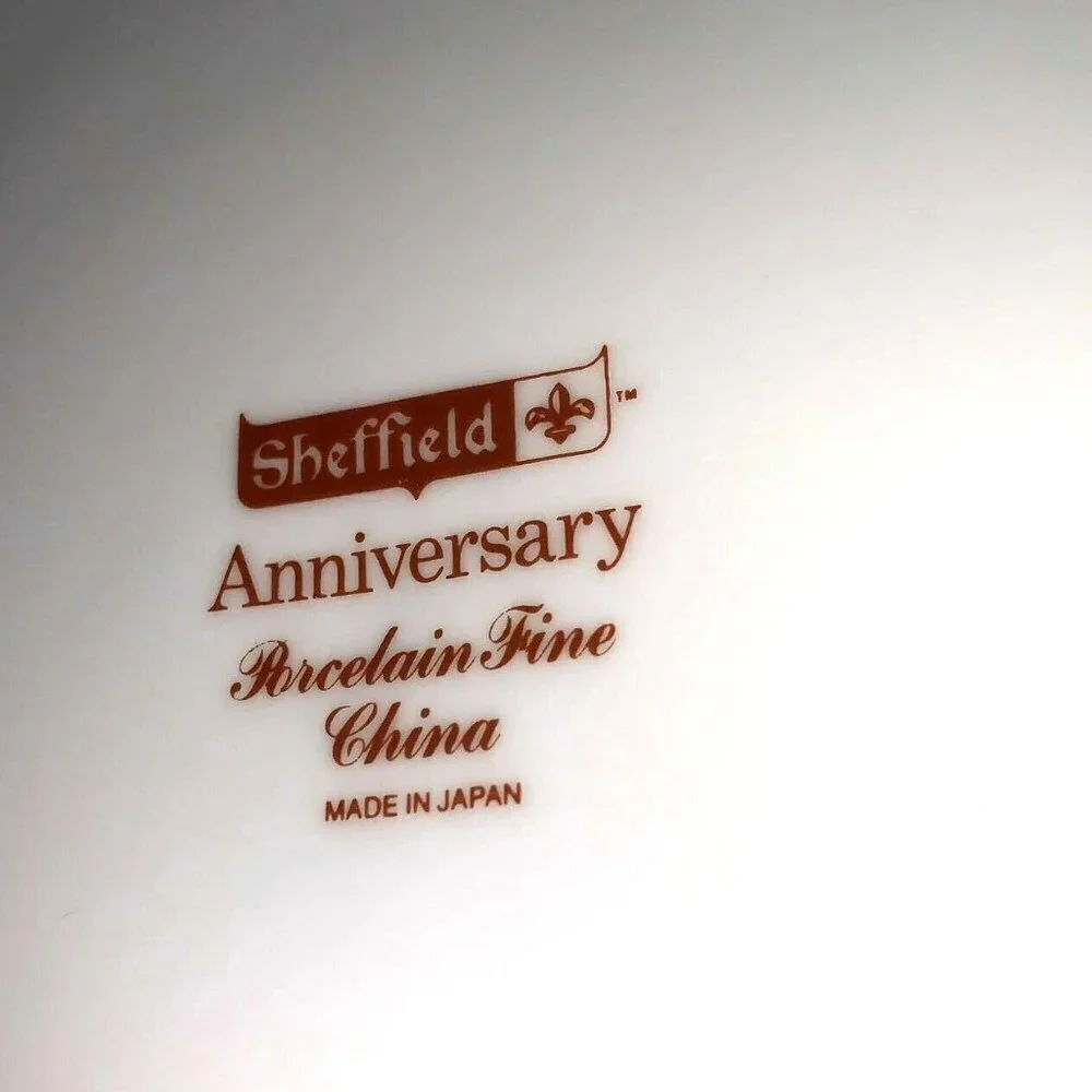 Vintage Sheffield Anniversary Dinner Plate JAPAN Porcelain Fine China 10